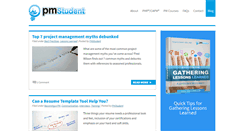 Desktop Screenshot of pmstudent.com